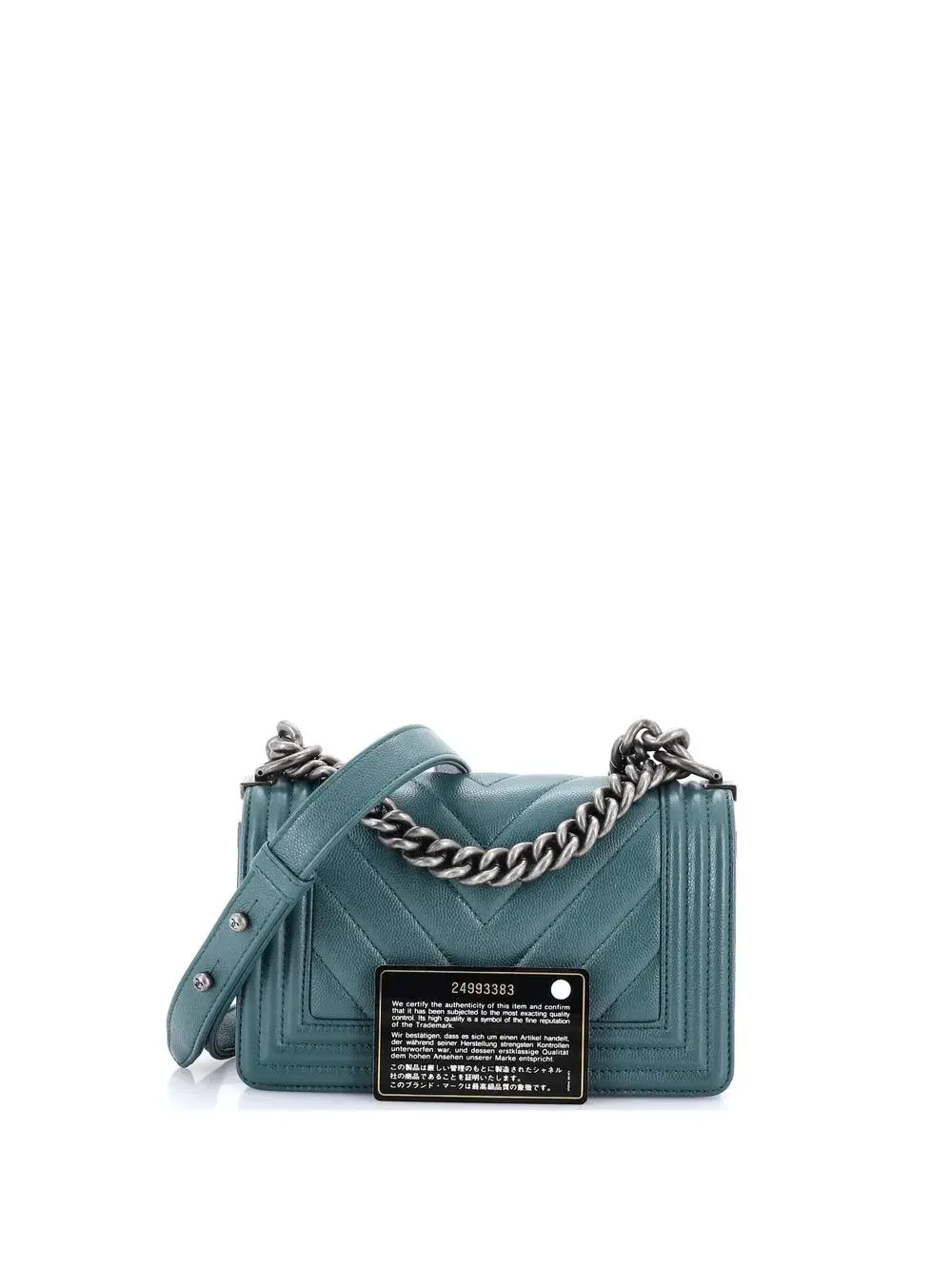 Chanel Boy Flap Bag Chevron Caviar #259675C44B